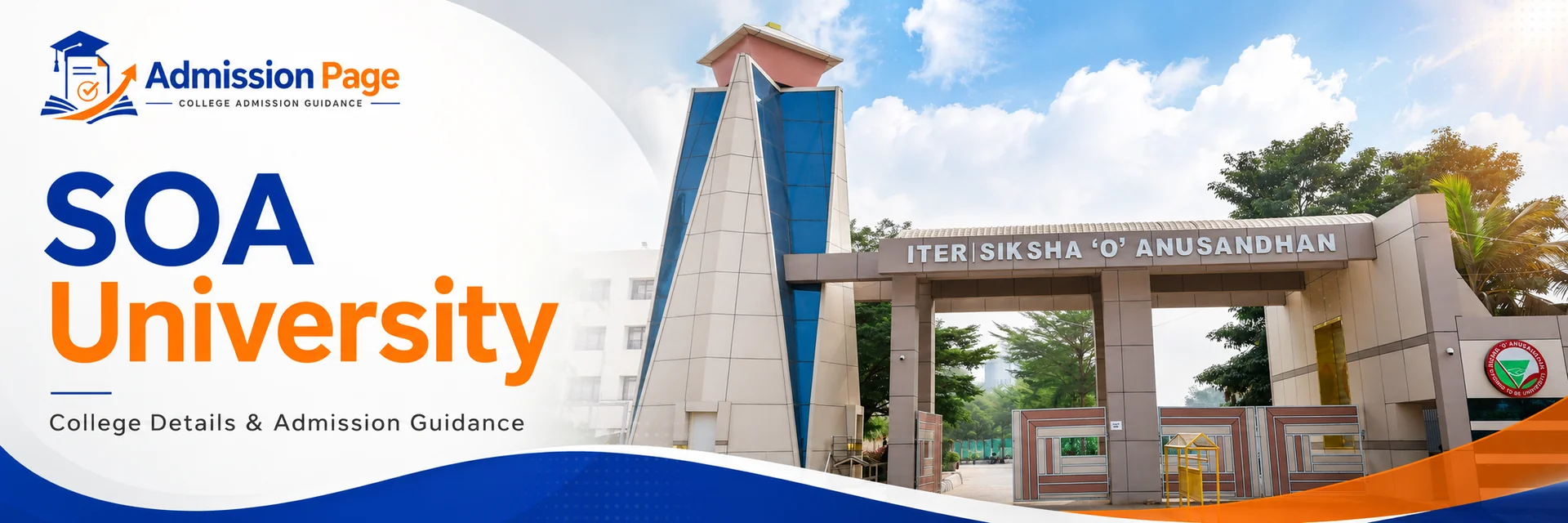 SOA University admission guidance banner